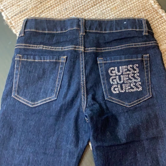 Guess Dark‎ Wash Jeans Sarah Low Rise Skinny Sz 14 - Picture 9 of 12